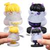 2PCS Angels and Demons Hair Plucking Fidget Toys,Shaking Bobblehead Dashboard Decor Car Accessories,Stress Relief Picking Toys as 14+Adults Halloween Party Favors Valentines Christmas Novelty Gift view 1