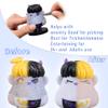2PCS Angels and Demons Hair Plucking Fidget Toys,Shaking Bobblehead Dashboard Decor Car Accessories,Stress Relief Picking Toys as 14+Adults Halloween Party Favors Valentines Christmas Novelty Gift view 3
