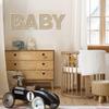 Baby Letters for Baby Shower Wooden Rattan Letters 8 inch 4Pcs for Nursery Wall Decor Large Boho Sign Alphabet Letter for Baby Boy Girl Shower Bedroom Newborn Birthday Gift Home Decorations view 4
