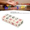 20Pcs Spanish Poker Dice Set - 6 Sided Square Dice - Plastic Table Board Game Dice in Vibrant Yellow view 2