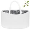 ABenkle X-Large Diaper Caddy Organizer - Cotton Rope Nursery Storage Basket for Baby Essentials, Boys & Girls Shower Gift, Changing Table Organizer view 1