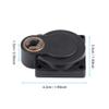 Keenso RC Car Electric Starter Back Cover, High Strength Gas Powered RC Model Car Electric Starter Back Cover Backplate for 16/18/21/28 CXP Engine view 2