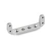 Aluminum Capra Servo Mount SOA Mount 4WS Upgrade for 1/10 RC Crawler Axial Capra Vanquish F9 SuperShafty CP44 CP43 Portal Axle (Clear) view 3