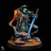 Asmodai, Master of Repentance Dark Angels Space Marines Armies of the Imperium Painted Miniature Wargaming Figure | Art Painting Level view 4