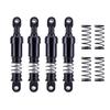 4pcs Aluminum Big Bore Shocks for 1/10 RC Crawler LCG Chassis Gspeed V3 Element Enduro SCX10 TRX4 Gamde R1 Comp Builds DIY (Black 85mm 4pcs) view 1