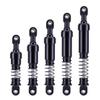 4pcs Aluminum Big Bore Shocks for 1/10 RC Crawler LCG Chassis Gspeed V3 Element Enduro SCX10 TRX4 Gamde R1 Comp Builds DIY (Black 85mm 4pcs) view 2