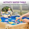 Plum Wooden Sand and Water Table with Cover - Toddler Sensory Toys, Summer Outdoor Games for Kids, Backyard Build & Splash Activity, Sturdy Sandbox Playset, Weatherproof, Easy to Clean, Age 2+ Years view 4