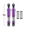 4pcs Aluminum Big Bore Shocks for 1/10 RC Crawler LCG Chassis Gspeed V3 Element Enduro SCX10 TRX4 Gamde R1 Comp Builds DIY (Purple 95mm 4pcs) view 3