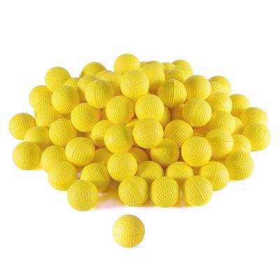 NOENNULL 100/50 PCS Rounds Refill Balls Foam Ball Replacement Refill Pack for Toy Gun, 2.2CM (50PCS)