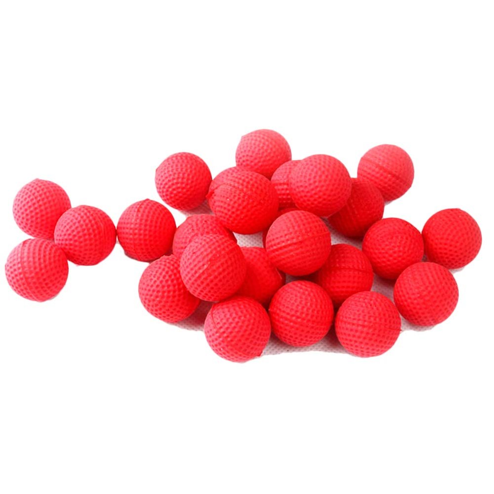 NOENNULL 100/50 PCS Rounds Refill Balls Foam Ball Replacement Refill Pack for Toy Gun, 2.2CM (100PCS)