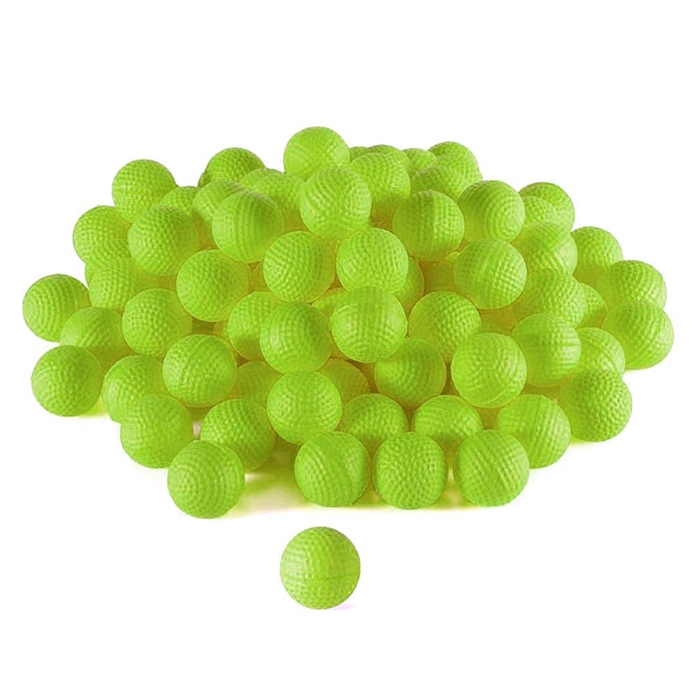 NOENNULL 100/50 PCS Rounds Refill Balls Foam Ball Replacement Refill Pack for Toy Gun, 2.2CM (100PCS)