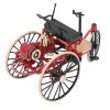 JTLB 1:12 Scale Retro Tricycle Ornament, Alloy Model Decoration with High Simulation for Kids Over 3 Years Old, Home Decor, Ideal Model Collectors, Birthdays (Red) view 2