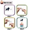 18 PCS Leo Cupcake Toppers Big Lion Zodiac Baby Shower Cupcake Picks Astrology Leo Energy Cake Decor Glitter Leo Birthday Party Decorations Supplies view 4