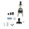 2400X Microscope with Phone Holder and Fill Light for Kids Science Experiment, with Stand, Easy to Use view 2