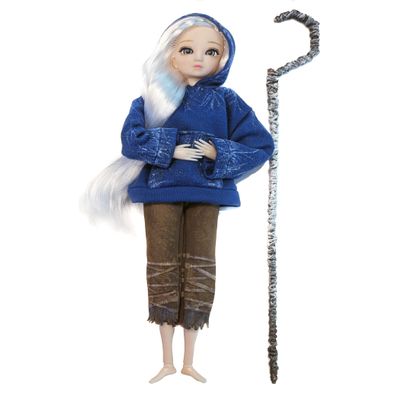 12" Female/Girl Jack Frost Doll with a Complete Costume Set: Hoodie, Pants & Cane