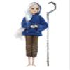 12" Female/Girl Jack Frost Doll with a Complete Costume Set: Hoodie, Pants & Cane view 1