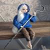 12" Female/Girl Jack Frost Doll with a Complete Costume Set: Hoodie, Pants & Cane view 4