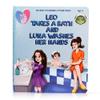 Leo Takes a Bath and Luna Washes Her Hands - Sound Book for Kids (Hygiene Series) | Montessori Autism Books | Builds Social Skills, Learning & Communication | Neurodivergent Children's Sound Books view 1