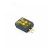 POWTAXBJGD 5Pcs Slide Type SMT SMD Dip Switch, 1.27 mm Pitch 2 Row 4 Pin 2 Position / 8 pin 4 Position / 16 pin 8 Position(4PIN) view 3