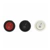 POWTAXBJGD 10Pcs 20mm ON/Off Round Rocker Toggle Switch 6A/250VAC 10A 125VAC Push Button Switch Red Black White(Red) view 3