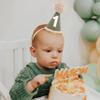Agvgaza Wild One Birthday Hat - Wild Woodland First Birthday Decorations, Deep Green Hat, Safari Jungle Crown Photo Props Cake Smash for Baby Boys view 3