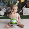 Agvgaza Wild One Birthday Hat - Wild Woodland First Birthday Decorations, Deep Green Hat, Safari Jungle Crown Photo Props Cake Smash for Baby Boys view 4