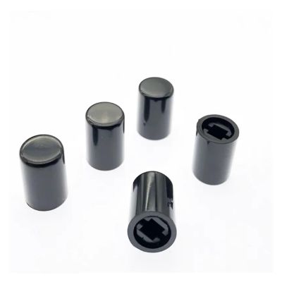 POWTAXBJGD 10pcs 8.5 * 8.5 mm 6 Pin Self-Locking/Momentary Push Button Switch DIP DPDT Multimeter Switch(10pcs Black A11)