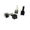 POWTAXBJGD 10pcs 8.5 * 8.5 mm 6 Pin Self-Locking/Momentary Push Button Switch DIP DPDT Multimeter Switch(10pcs Black A11) view 4