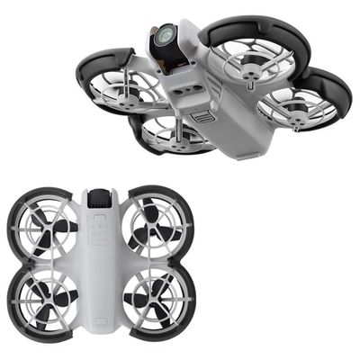 Propeller Guard Protector for DJI Neo, Drone Protective Bumper Ring Propellers Blades Anti-Collision TPU Prop Bumper Cover Bezel Guards (Black)