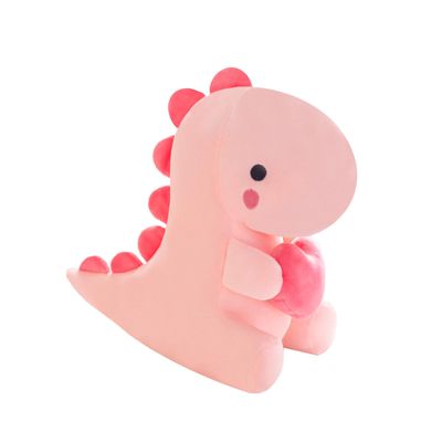Alwoligag Dinosaur Stuffed Animal, Dinosaur Plush Toy, Loving Soft Dino Plush Toy, Sweet Romantic Cute Dinosaur Plush Toy(10.8 inch)