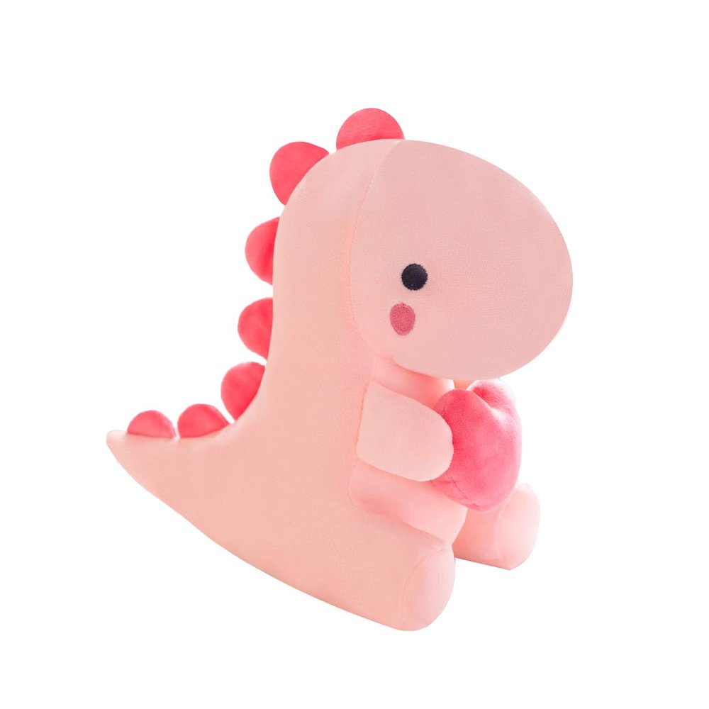 Alwoligag Dinosaur Stuffed Animal, Dinosaur Plush Toy, Loving Soft Dino Plush Toy, Sweet Romantic Cute Dinosaur Plush Toy(10.8 inch)