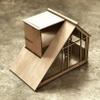 1:12 Miniature Cabin Type01, Wooden Dollhouse, Diy kit view 3