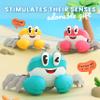 BEKILOLE Tummy Time Toys Baby Toys 6-12 Months | Musical Toddler Boys Girls Birthday Gift for Age 0+ Months | Battery NOT Included - Pink view 3