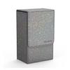Boltquan Pearlized Grey Tarot Card Holder with Black Interior  Fold-Top Case with Magnetic Lid Closure  Fits Standard Tarot Decks  Outer Dimensions 5.39 x 3.38 x 2 Inches (Pearlized Grey) view 1