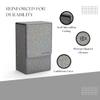 Boltquan Pearlized Grey Tarot Card Holder with Black Interior  Fold-Top Case with Magnetic Lid Closure  Fits Standard Tarot Decks  Outer Dimensions 5.39 x 3.38 x 2 Inches (Pearlized Grey) view 4