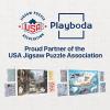 Playboda 1000 Pieces Rotating Plastic Puzzle Board with Drawers and Cover, 30"x22" Portable Spinning Jigsaw Puzzle Table for Adults, Upgraded Lazy Susan, Ideal Gift for Mum view 4