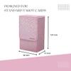 Boltquan Pearlized Pink Tarot Card Holder with White Interior  Fold-Top Case with Magnetic Lid Closure  Fits Standard Tarot Decks  Outer Dimensions 5.39 x 3.38 x 2 Inches (Pearlized Pink) view 2