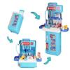 Serena & Jewel Doctor Kit for Pretend Medical Station Set for Kids, 2-in-1 Playset, Doctor Kit with Standing Table and Trolley for Girls Boys view 1