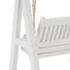 1/12 Miniature Wooden Dollhouse Swing - Exquisite Birch for DIY Decoration and view 2