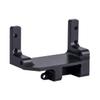 SCX10 III Servo Mount,Servo on Axle Mount, AR45P Portal Axle 4-Link Suspension for 1/10 RC Crawler Car SCX10 III Aluminum Alloy Upgrade Parts (Black) view 3