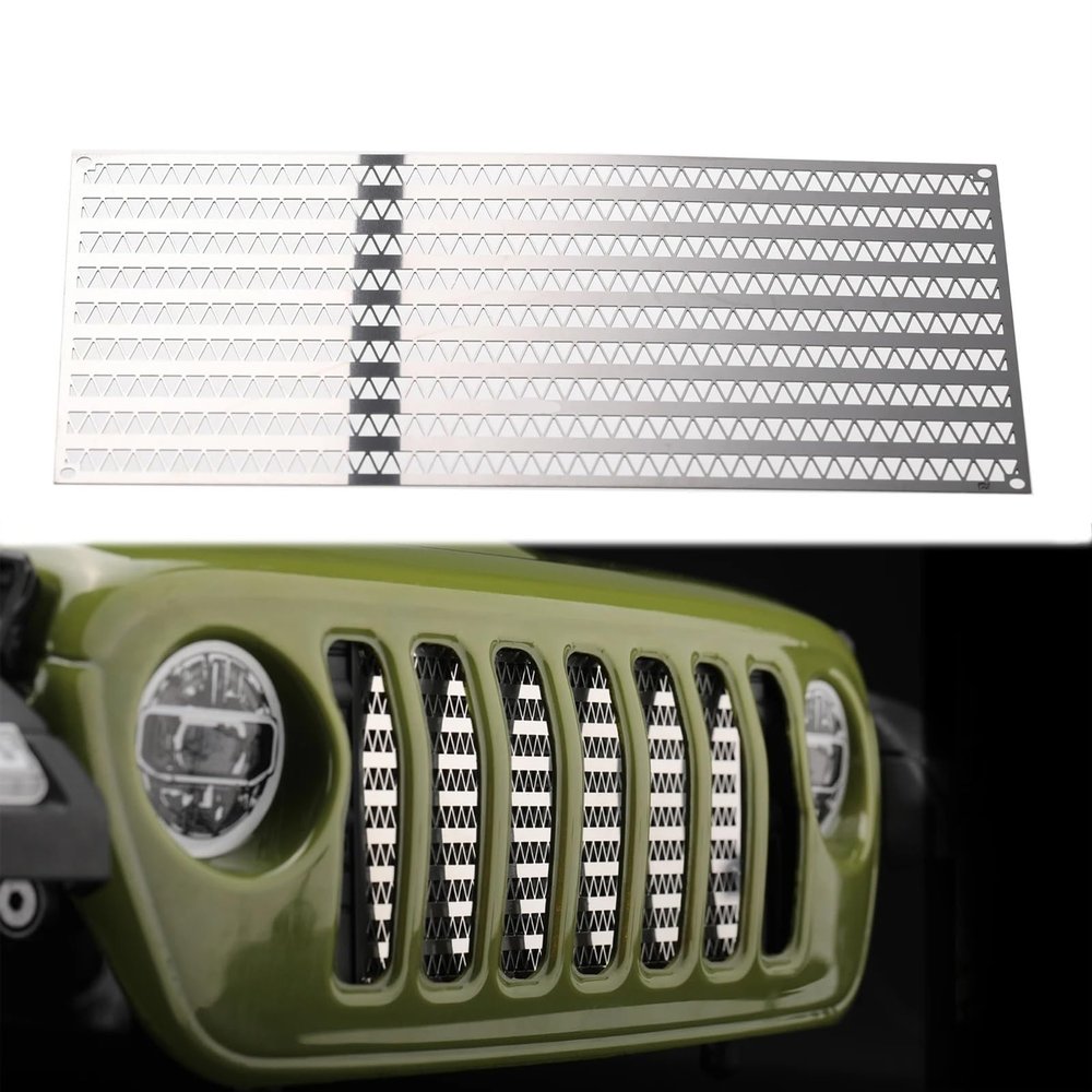 1/6 Metal Mesh Simulation Air Inlet Cooling Box Sheet Compatible with AXIAL SCX6 Wrangler RC Car Crawler Upgrade Parts