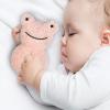 Doindute Baby Frog Soft Rattle Toy, Plush Frog Infant Shaker Rattle Easy-Grasp Stuffed Animal Toy, Gifts for Newborns Babies Toddlers Boys Girls, Pink, 6 Inches view 4