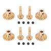Compatible with RC Car Brass Front and Rear Drive Shaft Gear C14 C24 B14 B24 B16 B36 MN D99 MN99S Upgrade Parts Accessories view 3