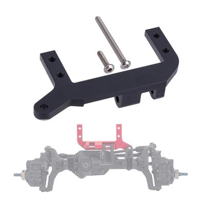TRX4 Servo Mount, Aluminum TRX4 SOA Mount 4-Link Suspension for 1/10 RC Crawler Car TRX4 Sevro On Axle Mount Upgrades Parts(Black)