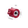 1/10 RC Crawler Car Upgrade Parts Aluminum M4 Center Lock Nut Metal Wheel Cap Nut(Black) view 3