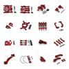 Compatible with Remote Control Car Metal Upgrade Parts Model 1/14 144001 144010 144002 124017 124019(Silvery) view 2