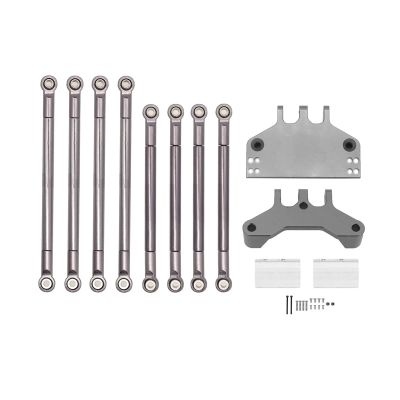 1/12 RC Car Upgrade Parts MN128 MN86 MN86S MN86K MN86KS MN G500 Metal Connecting Rod and Servo Bracket Tie Rod Bracket Bracket(Titanium)