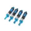 1/12 RC Car Upgrade Parts MN128 MN86 4 Pieces Metal Oil Shock Absorber Damper Suitable for MN128 MN86 MN86S MN86K MN86KS MN G500(Blue) view 1