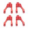 1/12 RC Crawler Upgrade Parts Metal Front and Rear Shock Tower Bracket Compatible with MN128 MN86 MN86S MN86K MN86KS MN G500(Red) view 1