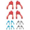 1/12 RC Crawler Upgrade Parts Metal Front and Rear Shock Tower Bracket Compatible with MN128 MN86 MN86S MN86K MN86KS MN G500(Red) view 2